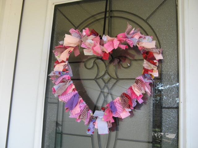 Heart Shaped Rag Wreath – Inspired By Pinterest Part 2